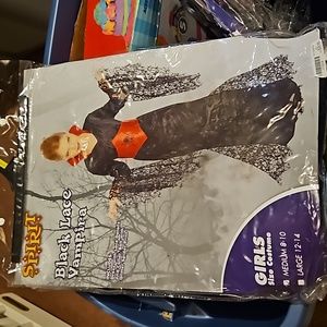 Girls vampire halloween costume